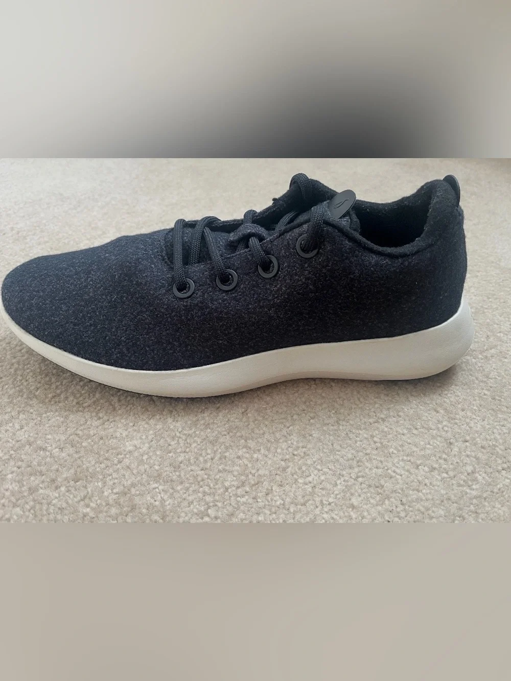 Allbirds Wool Runner Men’s 13 Black Merino Wool Sneakers Comfort Walking Shoes